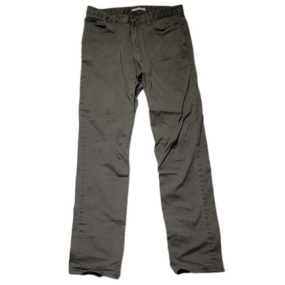 Calvin Klein‎ Olive Green Authentic Five Pocket Slim Fit Jeans Utility Fall- 29 - Picture 1 of 6